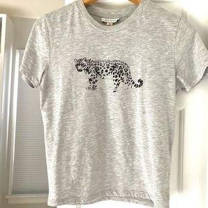 Top shop cheetah graphic tee